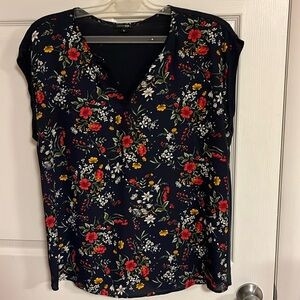 Ladies top, Stitch Fix—Paper Moon brand, Large, navy and flowers